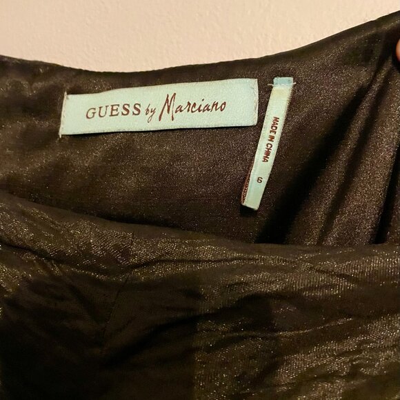 Guess Ruched Dark Blue and Silver Dress - Picture 5 of 6